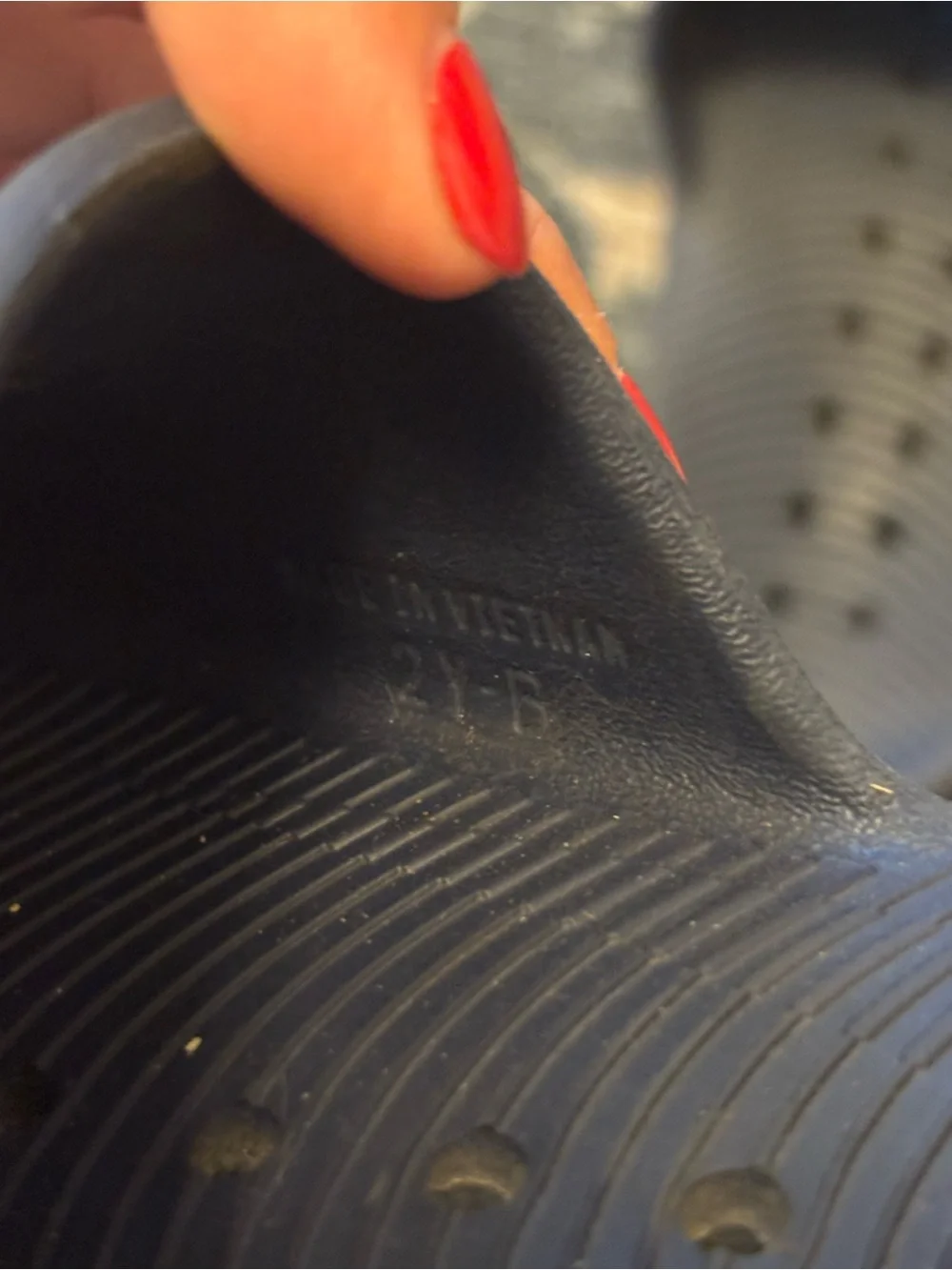 Nike Navy Slide Sandals with Dark Blue Footbed